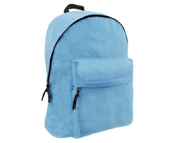 Omega rucsac, ghiozdan două compartimente culoarea albastră 32x42x16cm