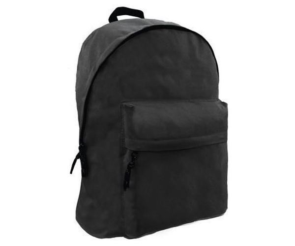 Omega rucsac, ghiozdan două compartimente culoarea neagră 32x42x16 cm