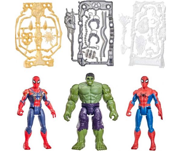 Omul Păianjen O zi complet nouă: Set de 3 figurine de acțiune ActionVerse – Hasbro