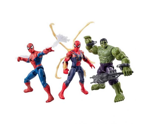 Omul Păianjen O zi complet nouă: Set de 3 figurine de acțiune ActionVerse – Hasbro