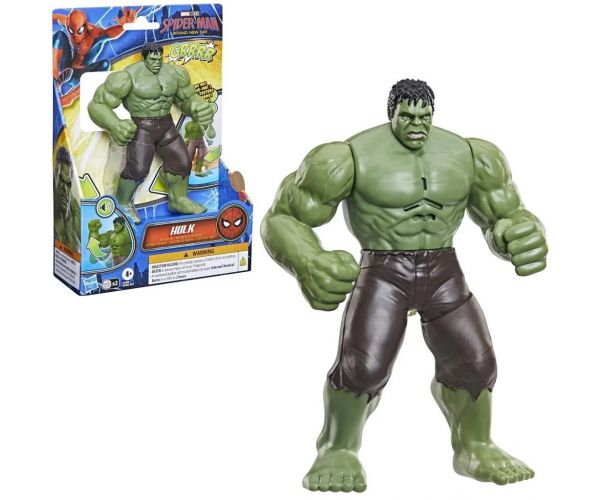 Omul Păianjen Zi complet nouă: Figurină de acțiune Hulk cu sunet 15cm - Hasbro