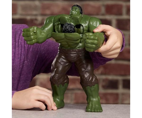 Omul Păianjen Zi complet nouă: Figurină de acțiune Hulk Savage Smash 30 cm - Hasbro