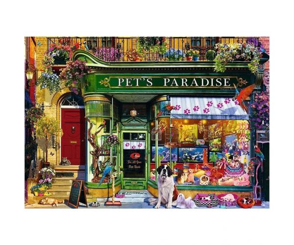 Tea Time: Kisállat paradicsom 1000db-os prémium puzzle - Trefl