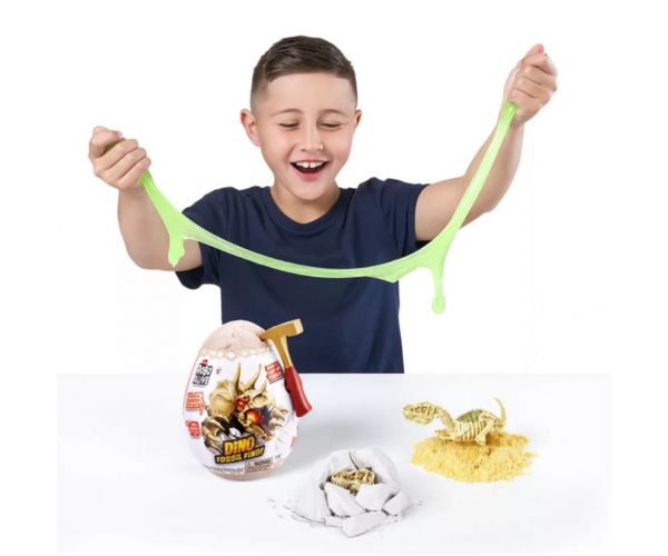 Ou surpriză mini fosilă de dinozaur Robo Alive, mai multe variante, 1 buc.