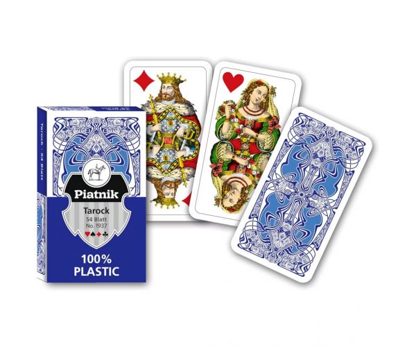 Pachet de cărți Tarock din plastic, 1 x 54 buc. - Piatnik
