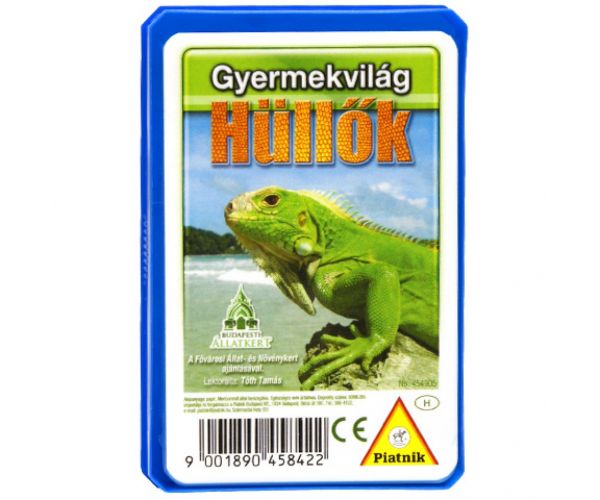 Pachet de cărți cu reptile (Grădina Zoologică din Budapesta) - Piatnik
