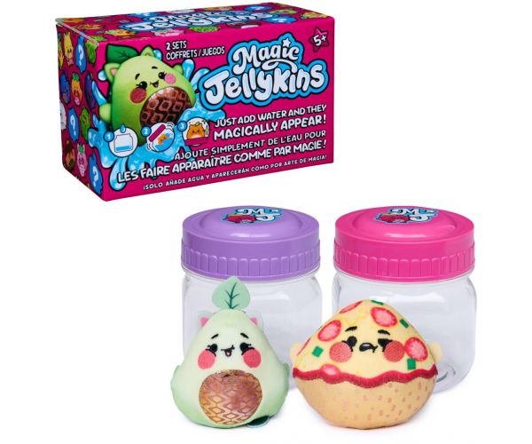 Pachet surpriză Magic Jellykins, set de 2 figurine din pluș - Spin Master