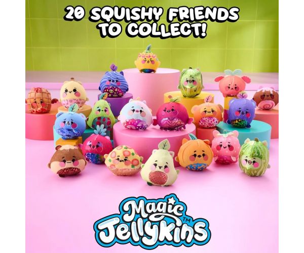Pachet surpriză Magic Jellykins, set de 2 figurine din pluș - Spin Master