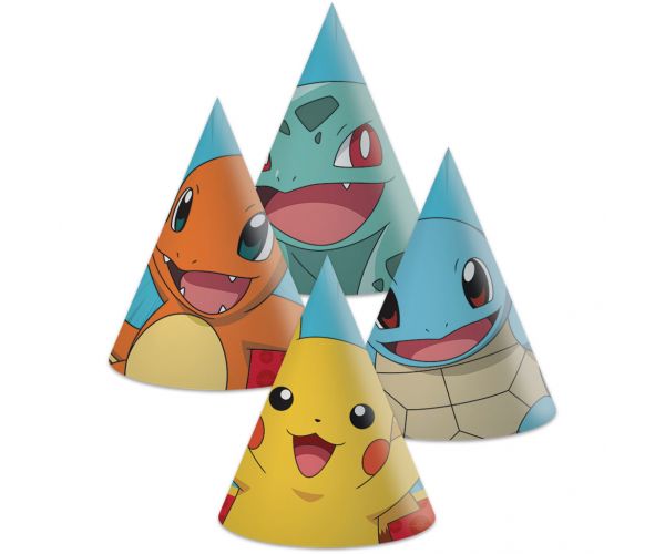 Pălărie de petrecere Pokémon - set de 6 bucăți