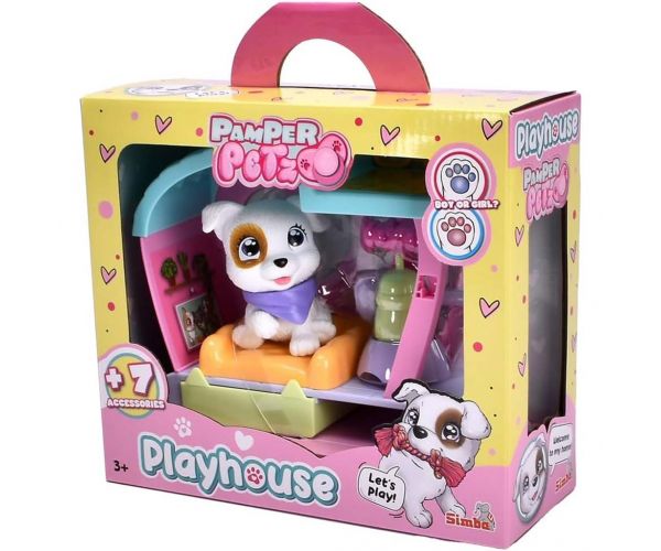 Pamper Petz: Căsuță de joacă mini cu cățeluș – Simba Toys