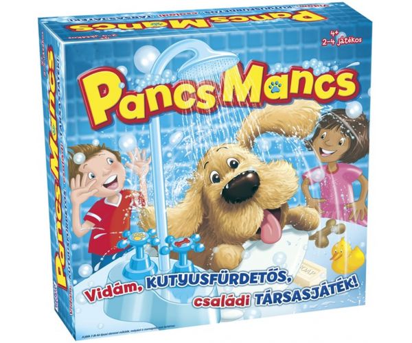 Pancs Mancs - vidám kutyusfürdetős családi társasjáték