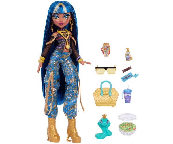 Păpușa Cleo Monster High cu accesorii - Mattel