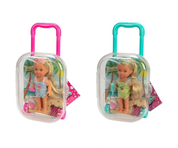 Păpușa Évi Love călătoare cu valiză și accesorii în mai multe variante 1buc - Simba Toys