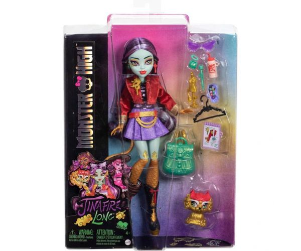 Păpușă Monster High - Păpușa Jinafire Long cu accesorii - Mattel