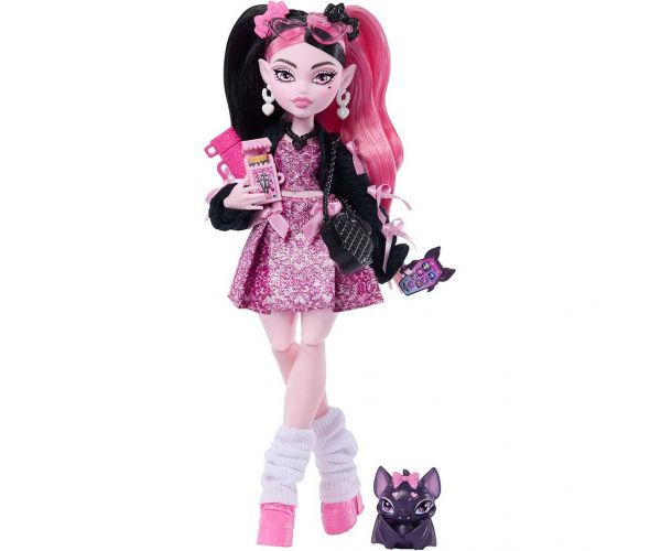 Păpușă Monster High Draculaura cu accesorii - Mattel