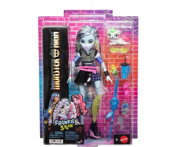 Păpușă Monster High Frankie Stein cu accesorii - Mattel