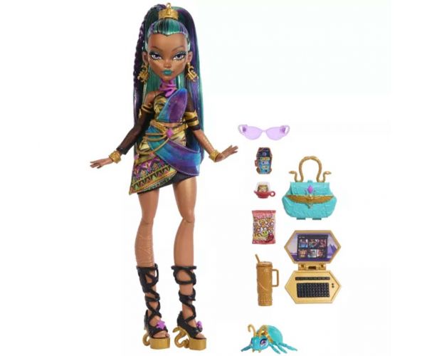Păpușă Monster High Nefera De Nile cu accesorii - Mattel