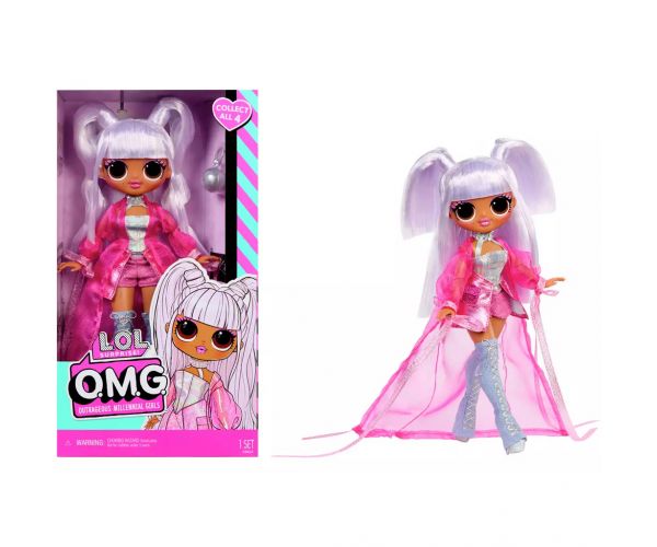 Păpușă fashion L.O.L. Surprise OMG Kitty K cu accesorii