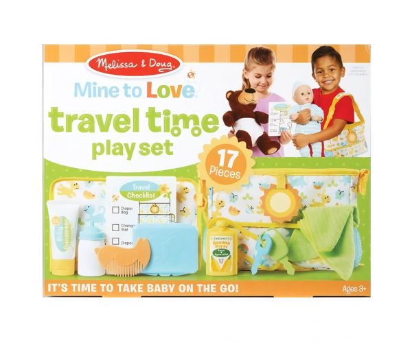 Păpuși și case de păpuși - Set de joacă cu păpușă de călătorie - Melissa & Doug