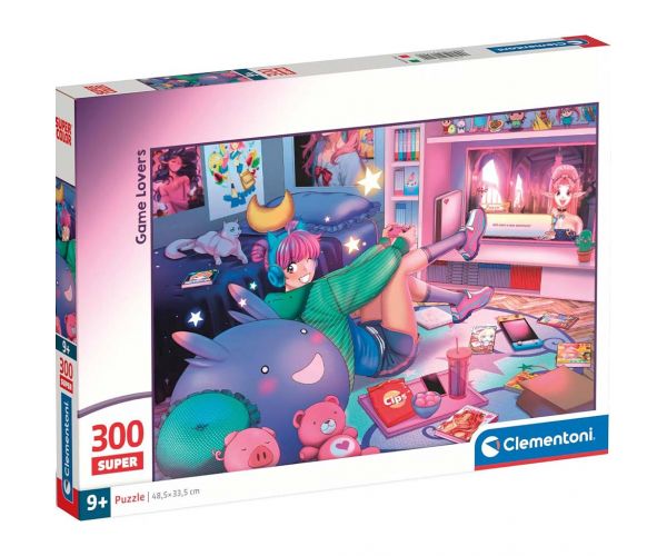 Játék szerelmesei 300db-os Super puzzle - Clementoni