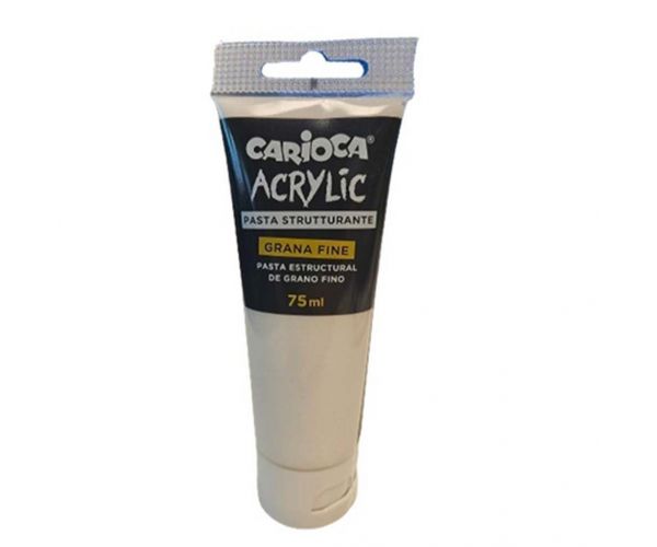 Pasta acrilică de texturare fină 75ml - Carioca