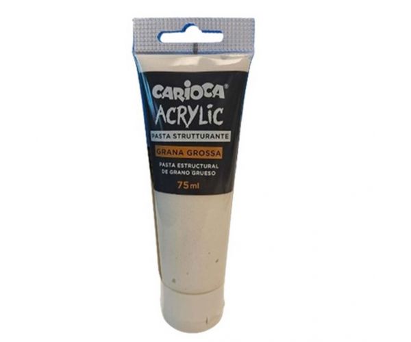 Pasta acrilică texturată cu granulație grosieră 75ml - Carioca