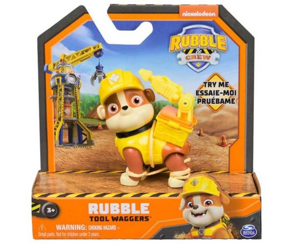 Patrula Căţeluşilor: Rubble și echipa sa - Figurina Rubble - Spin Master