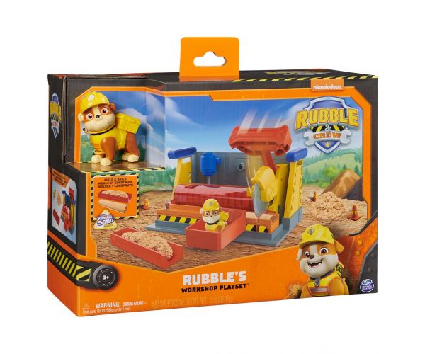 Patrula Căţeluşilor: Rubble și echipa sa - Set de joacă atelier de construcții Rubble - Spin Master