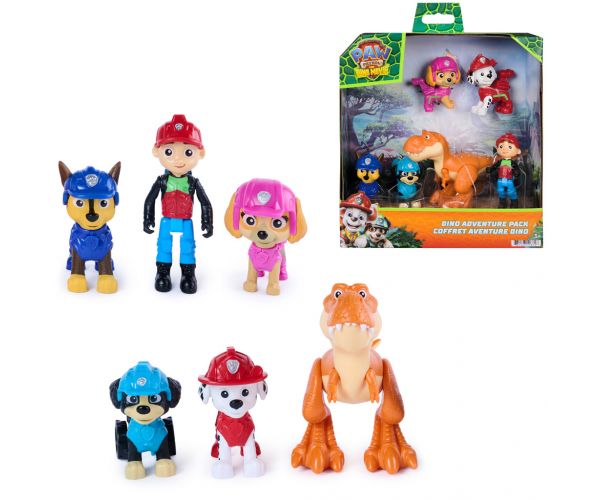 Patrula Cățelușilor — Filmul cu dinozauri: pachet de figurine de aventură - Spin Master