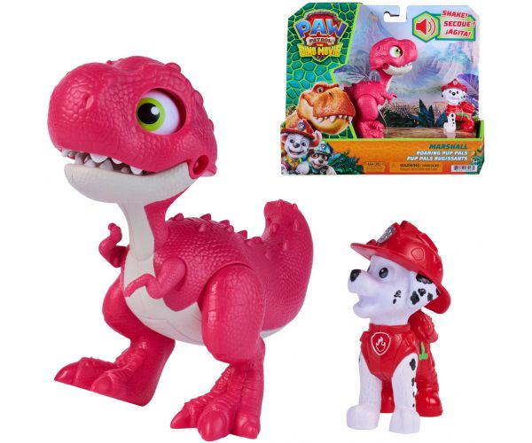 Patrula Cățelușilor: Filmul Dino — Prieteni Răcnitori cu figurina lui Marshall - Spin Master