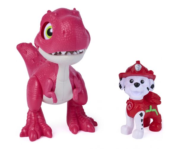 Patrula Cățelușilor: Filmul Dino — Prieteni Răcnitori cu figurina lui Marshall - Spin Master