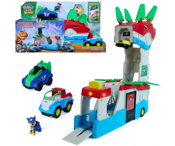 Patrula Cățelușilor: Filmul Dino — set de joacă cu sediu mobil Dino - Spin Master
