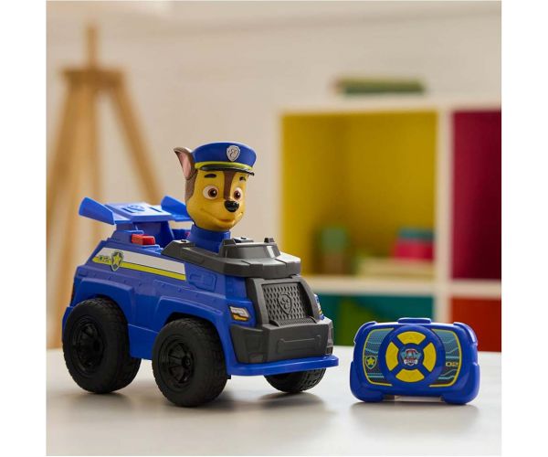 Patrula Cățelușilor: Mașina RC Chase, mașină cu telecomandă de 25 cm - Spin Master