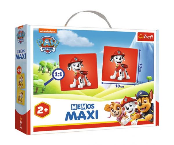 Patrula Cățelușilor Maxi joc de memorie 24 de bucăți - Trefl