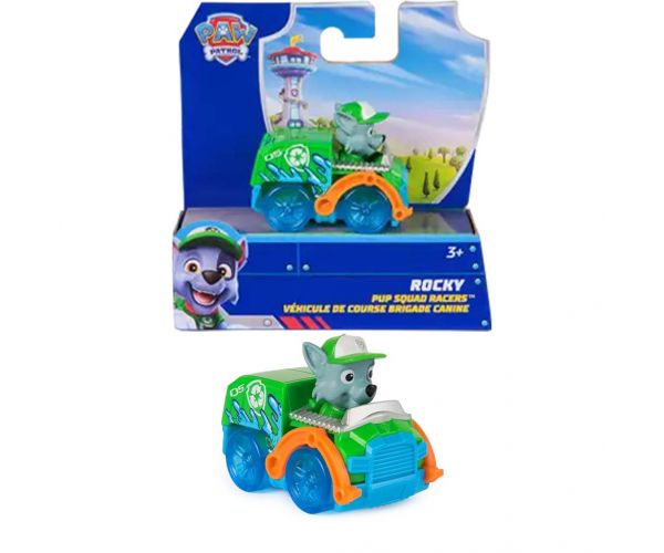 Patrula Cățelușilor: Pup Squad Racers - Mini vehiculul lui Rocky - Spin Master