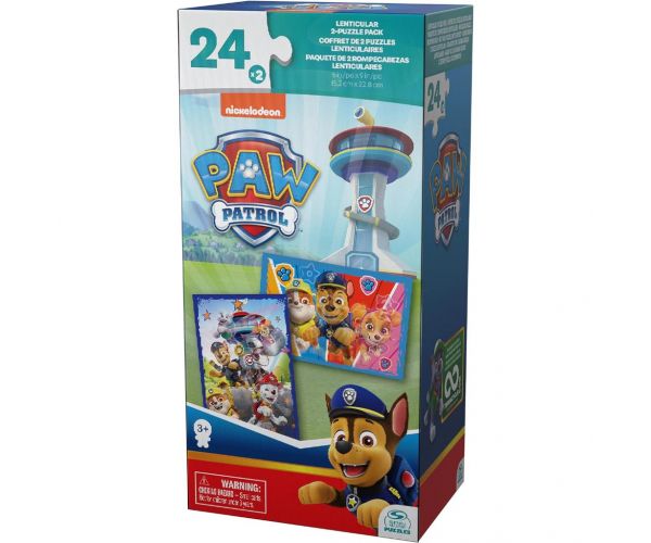 Mancs Őrjárat: Lentikuláris puzzle 2x24db-os - Spin Master