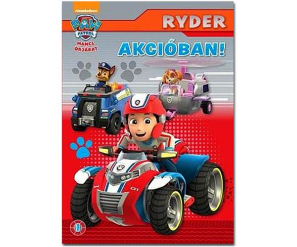 Patrula Cățelușilor: Ryder în acțiune! carte de activități
