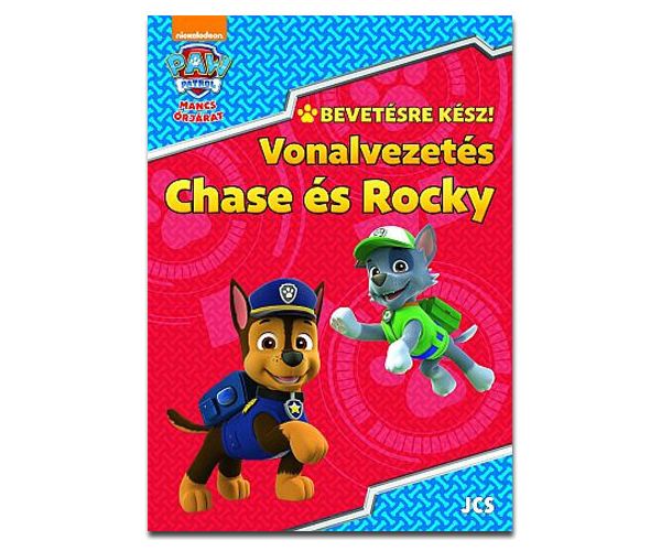 Patrula Cățelușilor: Urmărirea liniilor - Caiet de activități cu Chase și Rocky