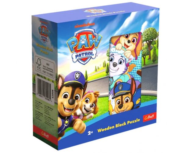 Patrula Cățelușilor puzzle cuburi 9 piese - Trefl