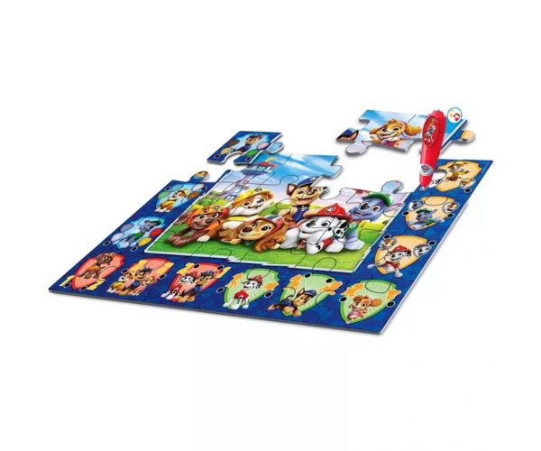Patrula Cățelușilor puzzle interactiv pentru podea, 24 de piese - Clementoni