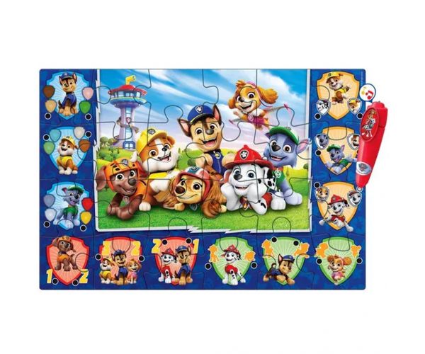 Patrula Cățelușilor puzzle interactiv pentru podea, 24 de piese - Clementoni