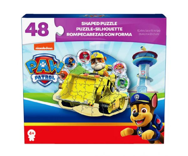 Patrula cățelușilor: Rubble cu buldozer, puzzle de 48 de piese - Spin Master