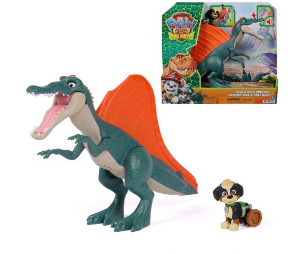 Paw Patrol: Filmul cu dinozauri — Set de joacă „Dă-i drumul, Dino” cu figurina Rex - Spin Master