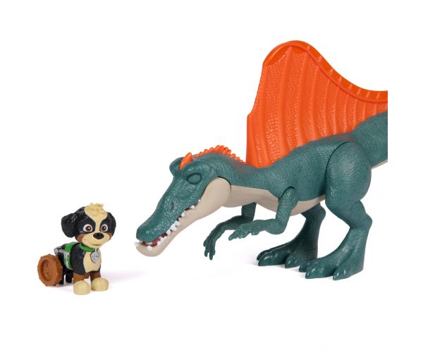 Paw Patrol: Filmul cu dinozauri — Set de joacă „Dă-i drumul, Dino” cu figurina Rex - Spin Master