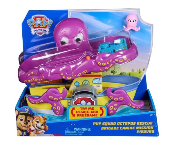 Paw Patrol echipa de câini - set de joacă „Misiunea de salvare a caracatiței” - Spin Master