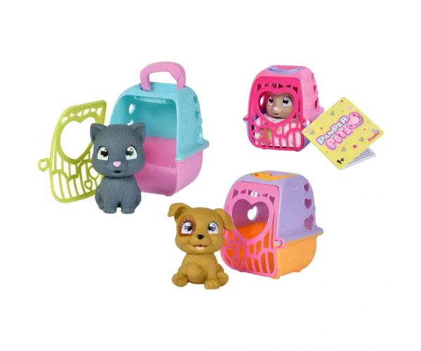 Pamper Petz: Mini animale de companie adoptabile cu transportatori - Simba Toys