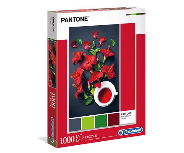 Pantone Hibiszkusz tea puzzle 1000db-os - Clementoni