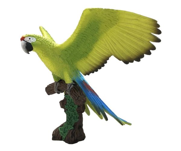 Papagal mare verde (Ara ambiguus) figurină de joacă - Bullyland