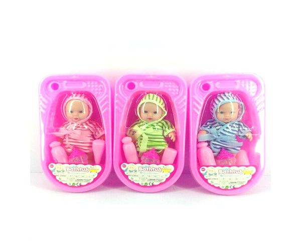 Păpușă care poate să facă baie în cadă, cu accesorii mai multe variante