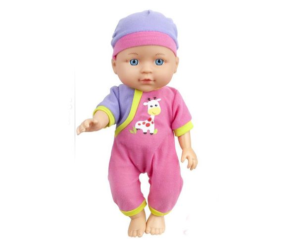 Păpușă cu pijama, scaun și accesorii 29cm